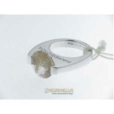 PIANEGONDA anello argento e quarzo rutilato tondo referenza AA010466 mis.16 new